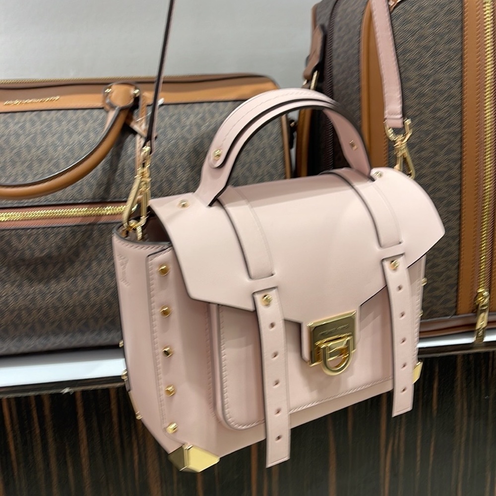 MICHAEL KORS MANHATTAN MEDIUM TOP HANDLE SCHOOL SATCHEL CROSSBODY BAG 
NWT - Picture 5 of 16